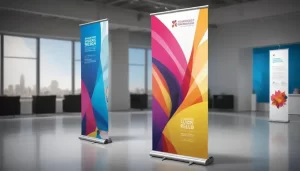 Leia mais sobre o artigo Banner roll up dispara em eventos e revela o novo segredo da comunicação visual eficiente